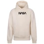 NASA Small Black Print Worm Logo Oversized Hoodie