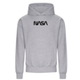 NASA Small Black Print Worm Logo Oversized Hoodie