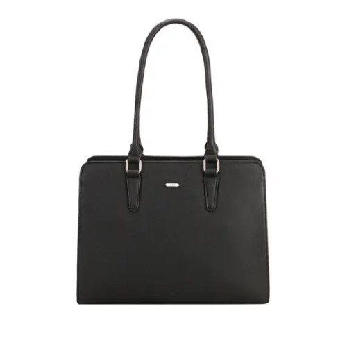 OLA Vegan Leather Tote Black
