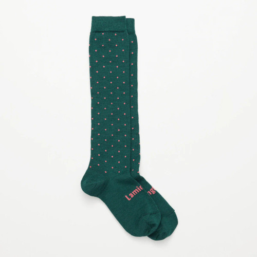 Merino Wool Knee High Socks  Brighton Green