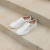 Billie White Tumbled Sneaker