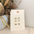 Stud Pack Trio #3 | Cream + Gold