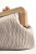 Piper Wavy Timber Frame Clutch Mocha/Natural