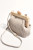 Piper Wavy Timber Frame Clutch Mocha/Natural