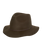 Rajah Fedora mid Brim Brown