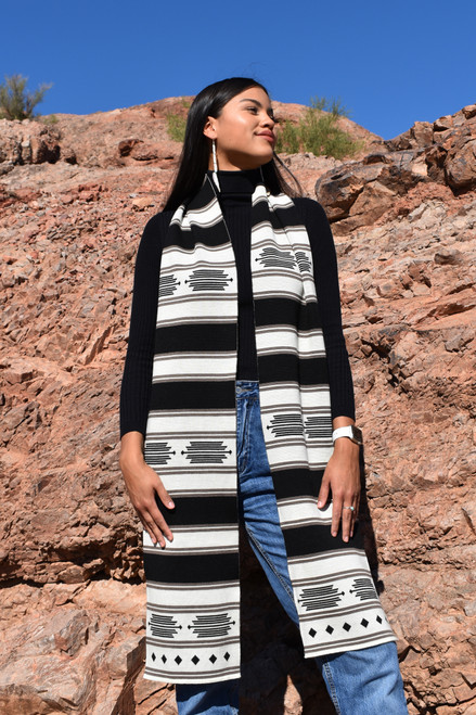 Wind in Brown Scarf