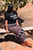 Cross Roads Skirt in Black