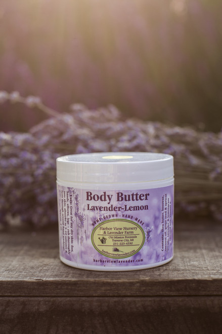 Lavender-Lemongrass Body Butter, 4 ounces