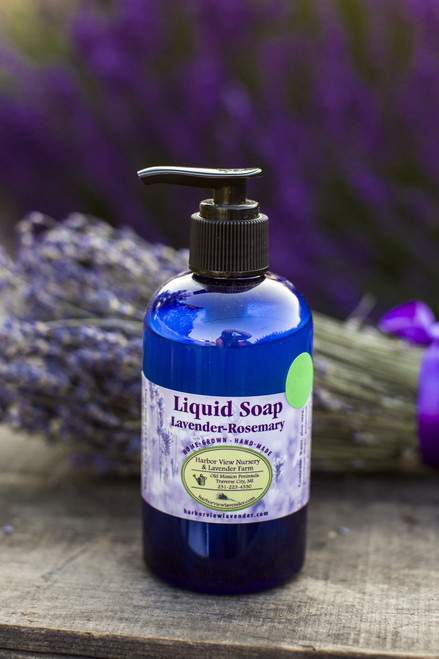 Lavender-Rosemary Liquid Soap, 8 ounces