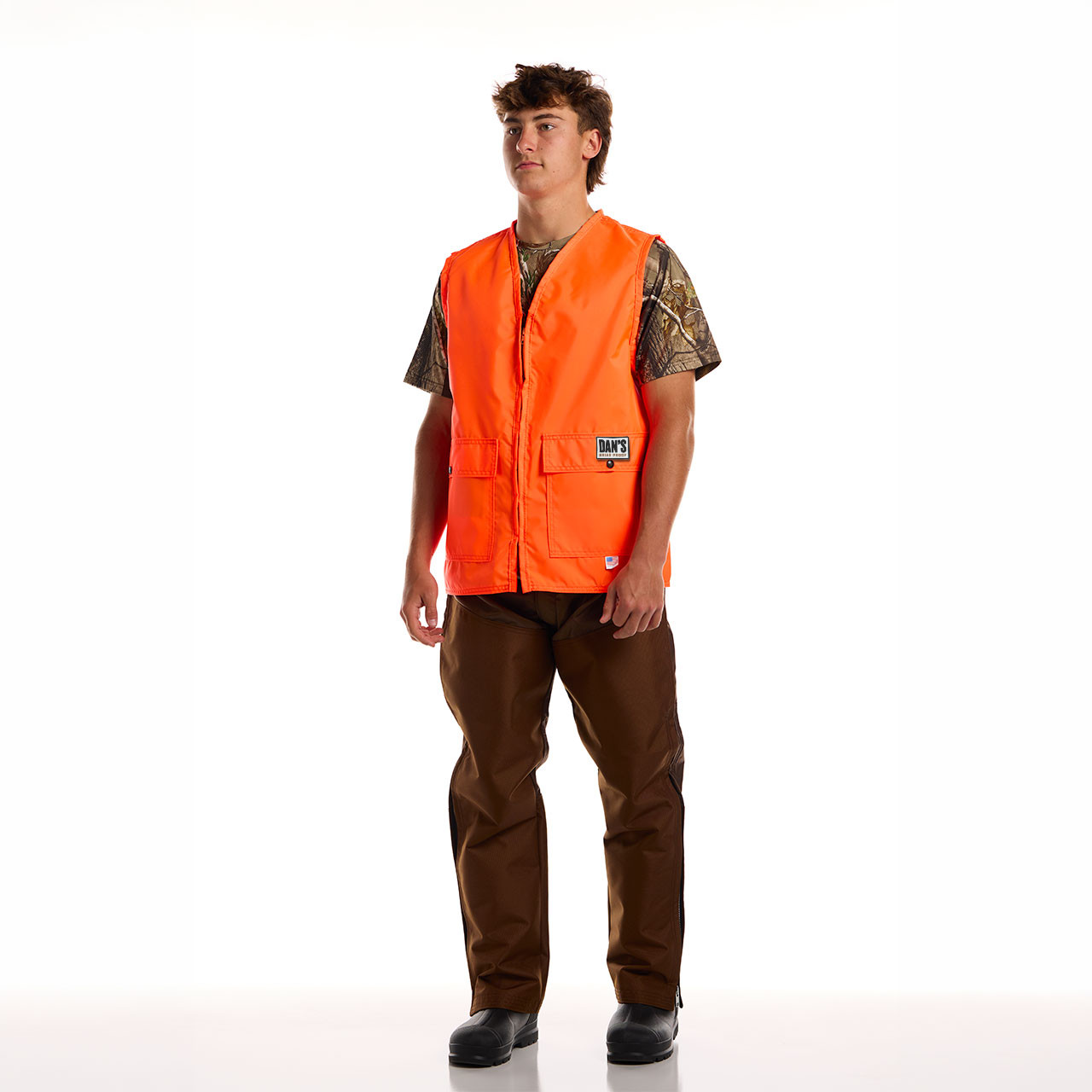 Dan's Briar Proof Blaze Orange Vest | Dan's Briar Proof