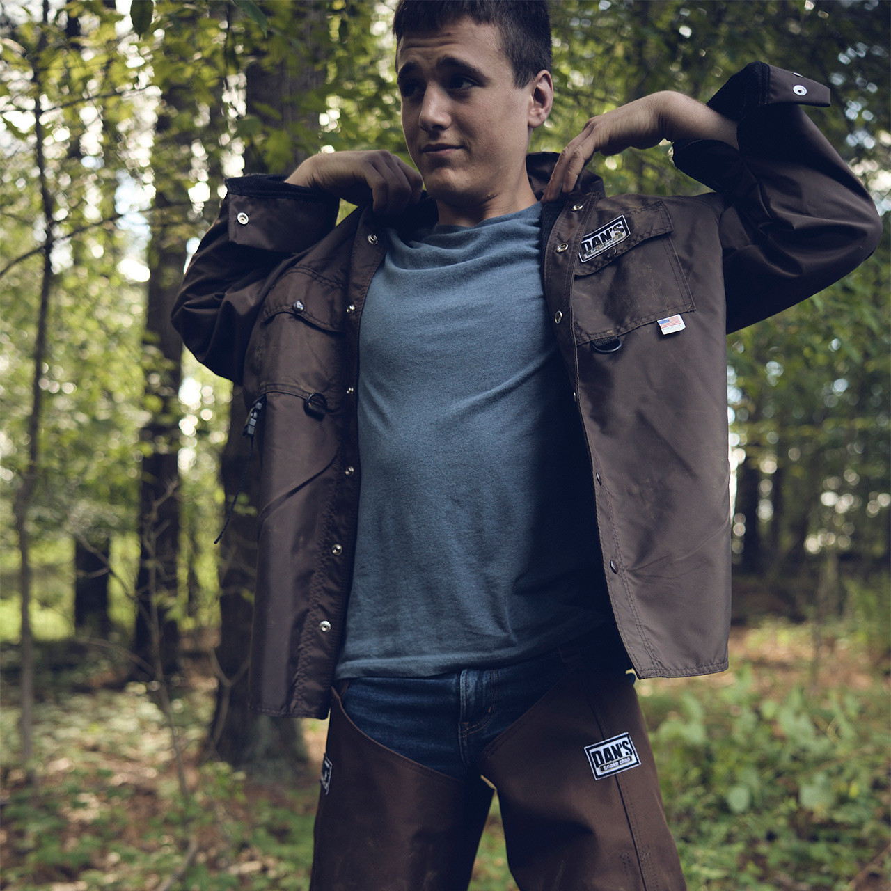 Brown Briarproof Shirt with Mesh Liner | Dan's Hunting Gear