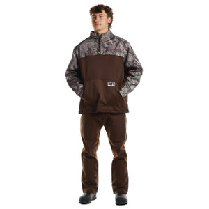 Briar ¼ Zip Pullover (Brown/Camo )