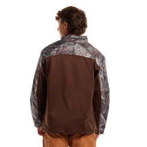 Briar ¼ Zip Pullover (Brown/Camo )