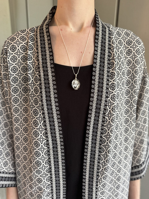 Sterling Silver Adjustable Wheat Chain featuring a 3/4” Oval Journey Locket Sterling Silver Adjustable Wheat Chain featuring a 3/4” Oval Journey Locket