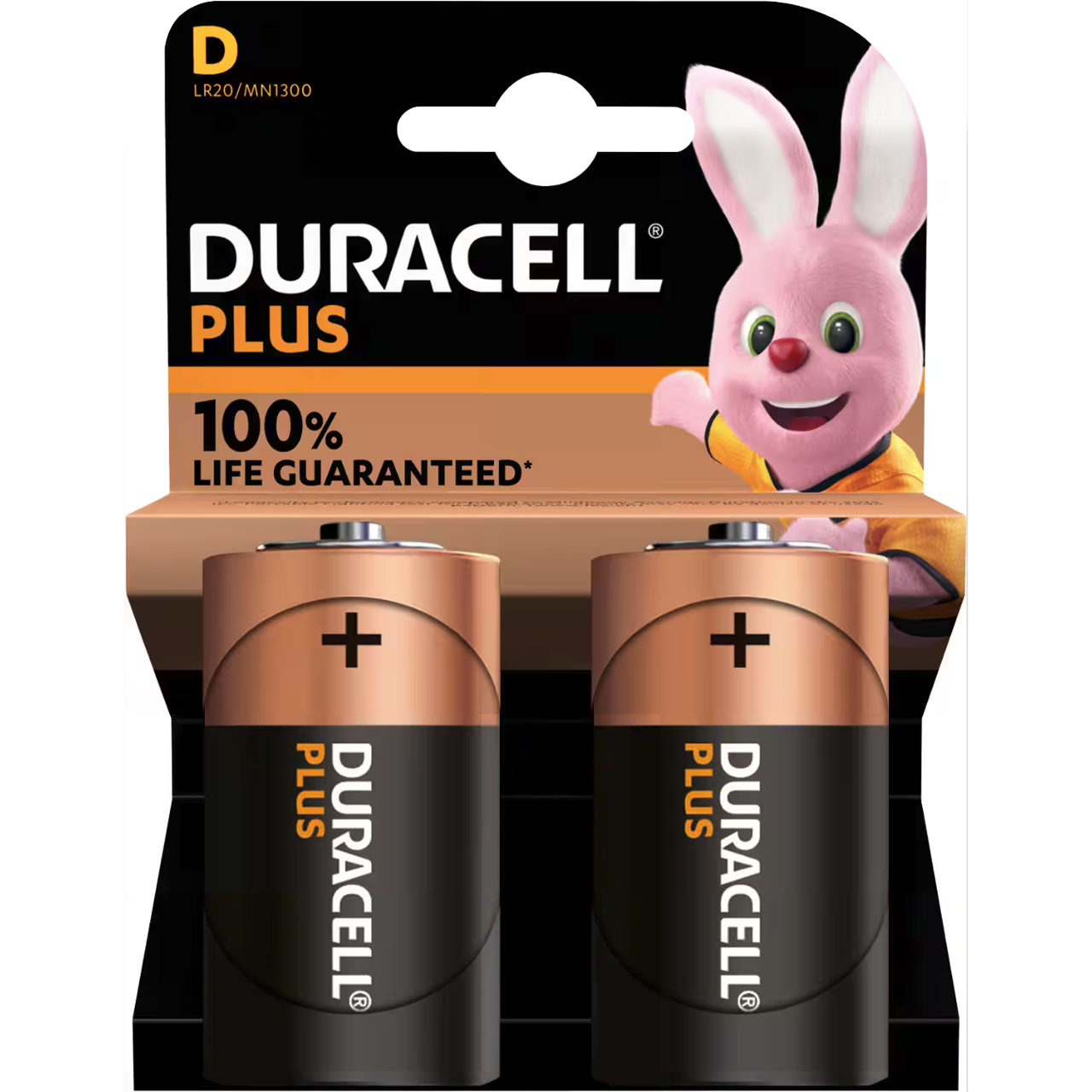 Duracell 'D' Battery x2