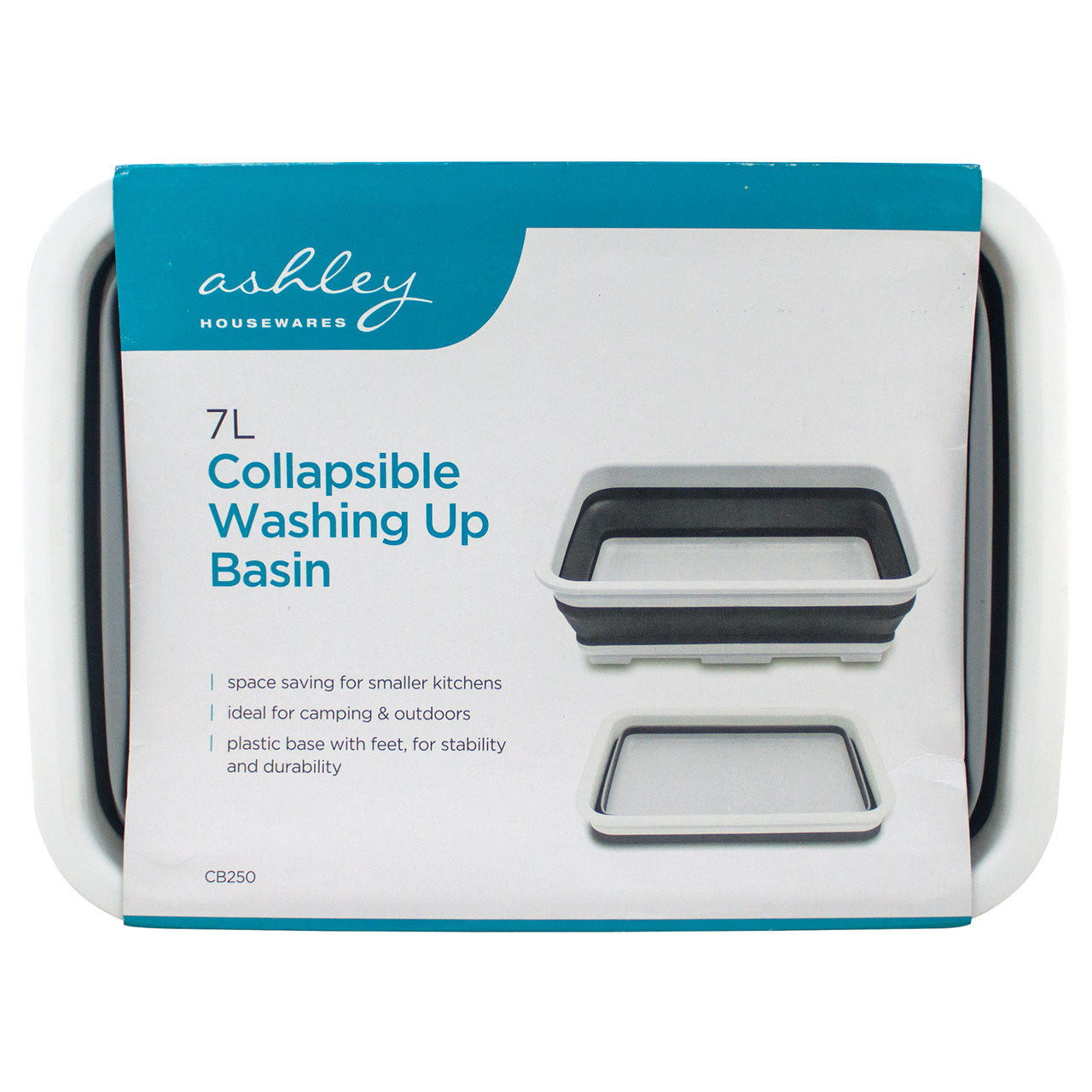 Ashley 7L Collapsible Washing up Basin