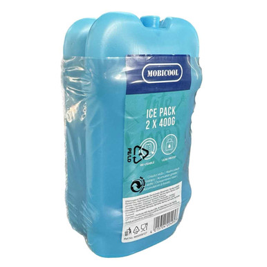 Mobicool Kühlakkus Set – 2 Stück Je 400 G, Lebensmittelecht, Spülmaschinenfest, Für Kühltaschen & Picknick