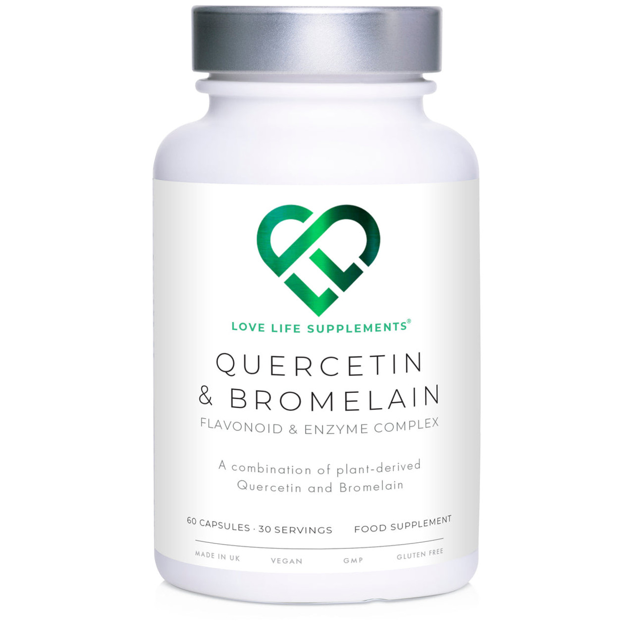 Love Life Supplements Quercetin & Bromelain - 60 capsules