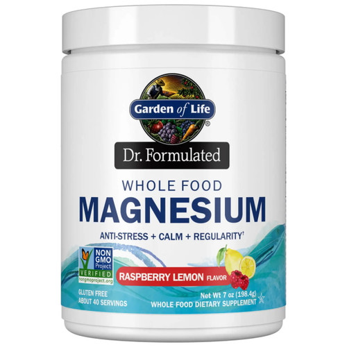 Garden of Life Whole Food Magnesium (Raspberry Lemon) - 198g