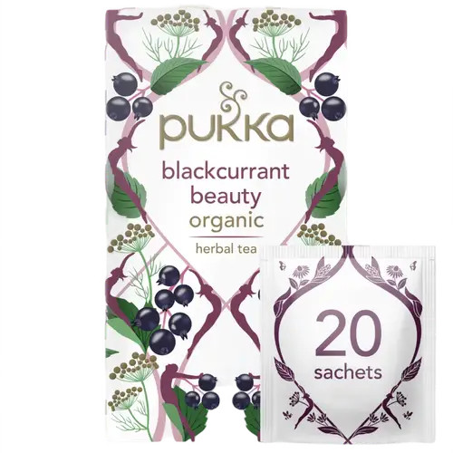 Pukka Blackcurrant Beauty Herbal Tea - 20 bags