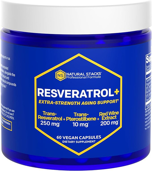 Natural Stacks Resveratrol+ - 60 Capsules