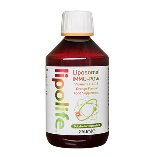 Lipolife Immu-POW Liposomal Vitamin C & D3 - 250ml