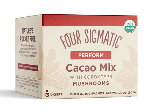 Four Sigmatic Perform Cacao Mix with Cordyceps Mushrooms - 10 packets