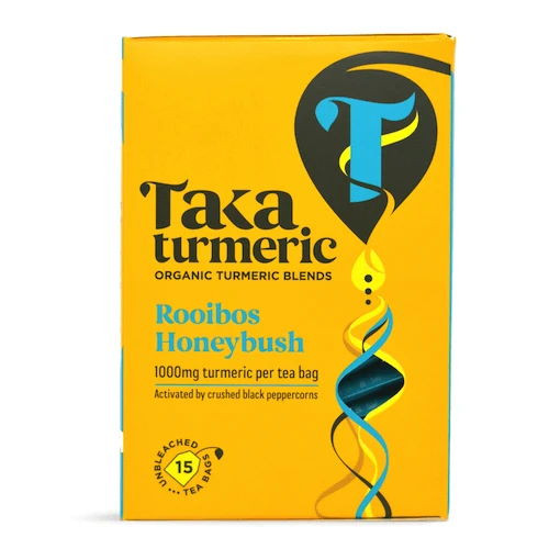 Taka Turmeric Organic Rooibos Honeybush Tea - 15 teabags