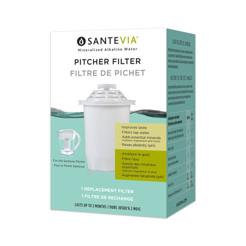 Santevia Pitcher Classic Alkaline Filter replacement - single