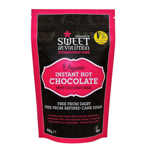 Sweet Revolution Organic Instant Hot Chocolate with Raw Cacao - 200g