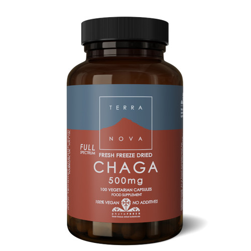 Terranova Chaga 500mg Full Spectrum - 100 capsules