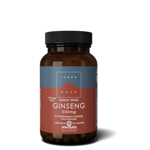 Terranova Ginseng (Chinese Red) 500mg - 50 capsules