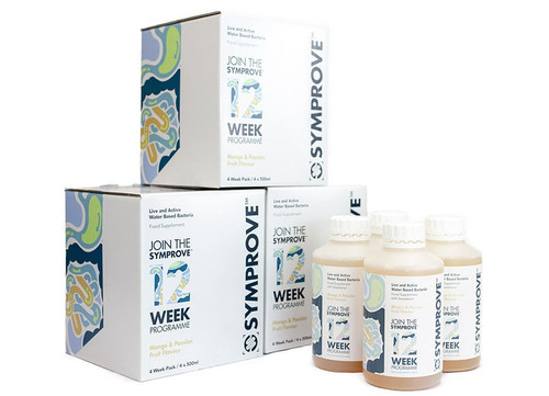 3 boxes and 4 bottles of Symprove