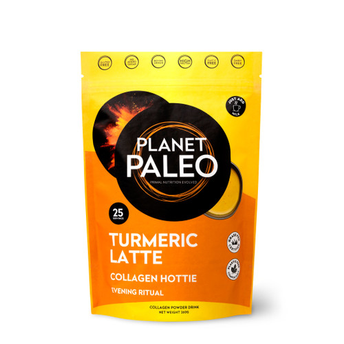 Planet Paleo Pure Collagen Hottie - Turmeric Latte - 260g