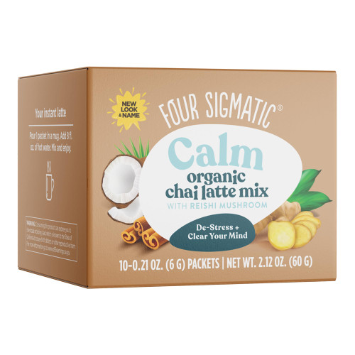 Four Sigmatic Calm Organic Chai Latte Mix with Reishi Mushrooms - 10 packets