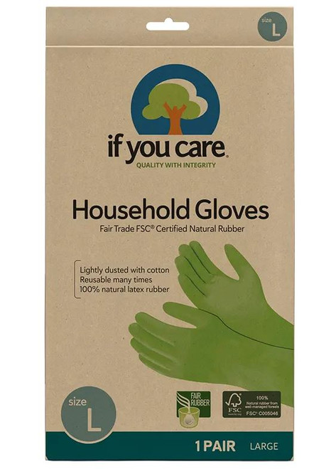 If You Care Large Latex Household Gloves - 1 Pair