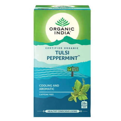 Organic India Tulsi Peppermint Tea - 25 Teabags
