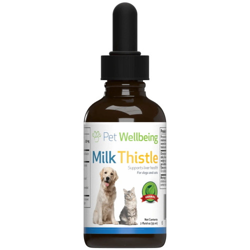 Pet Wellbeing Milk Thistle for Cats and Dogs - 59ml