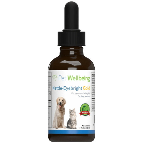 Pet Wellbeing Nettle-Eyebright Gold for Cats and Dogs - 59ml