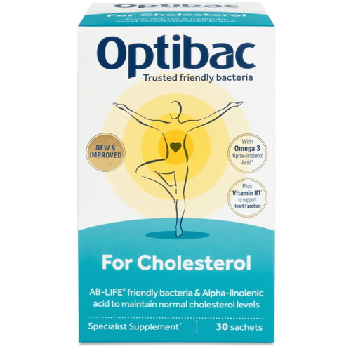 Optibac For Your Cholesterol with Omega 3 - 30 sachets
