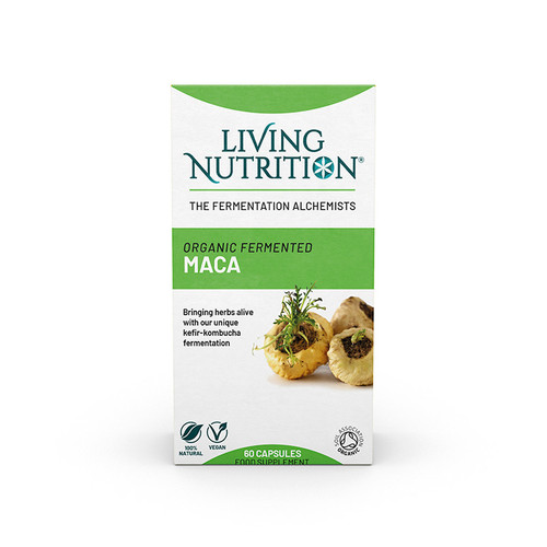 Living Nutrition Organic Fermented Maca - 60 capsules