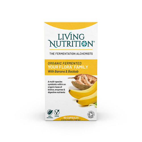 Living Nutrition Organic Your Flora Family - 60 capsules