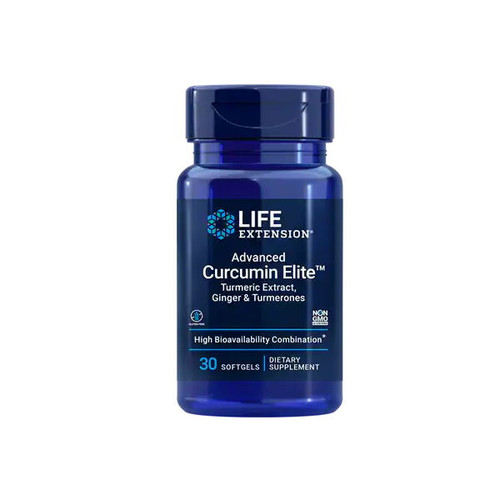 Life Extension Advanced Curcumin Elite Turmeric Extract, Ginger, & Turmerones - 30 softgels