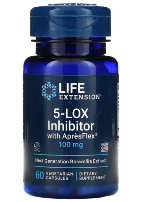 Life Extension 5-LOX Inhibitor with ApresFlex 100mg - 60 veg capsules