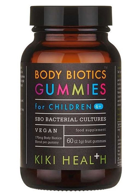 Kiki Health Body Biotics for Children - 60 Real Fruit Gummies