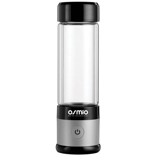 Osmio Water Duo Hydrogen Glass Water Bottle - 400ml