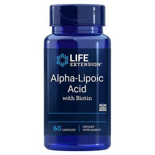 Life Extension Alpha Lipoic Acid with Biotin - 60 capsules