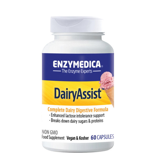 Enzymedica Dairy Assist - 60 capsules