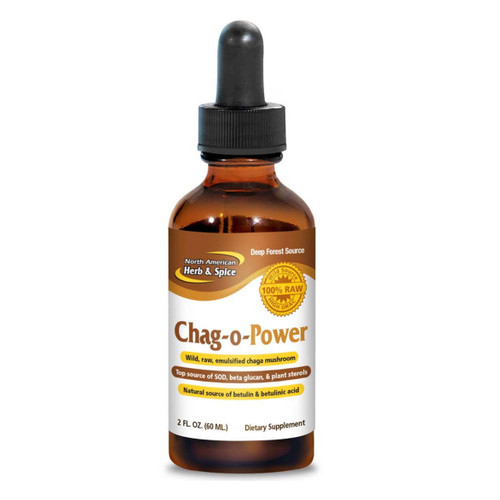 North American Herb & Spice Raw Chag-o-Power (Wild Mushrooms) - 60ml