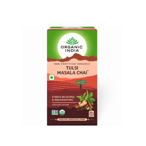 Organic India Tulsi Masala Chai - 25 Teabags